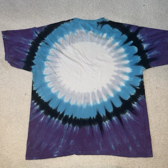 VINTAGE Liquid Blue Led Zeppelin Shirt Men Tie Dye Y2K Stairway Heaven XXL 2XL - Picture 3 of 3